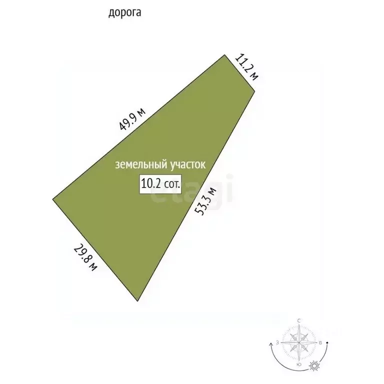 Участок в Крым, Симферополь ул. 8 Марта (10.25 сот.) - Фото 2