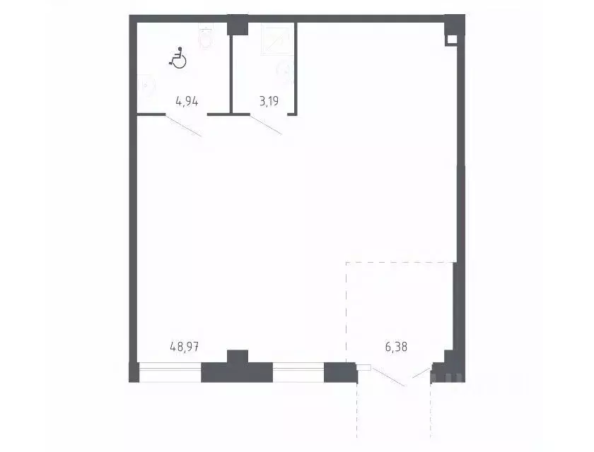 Помещение свободного назначения в Приморский край, Владивосток Квартал ... - Фото 1