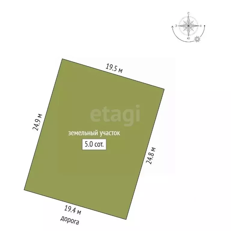 Участок в Ямало-Ненецкий АО, Новый Уренгой Северный Берег ДНТ, 32 (6.0 ... - Фото 2