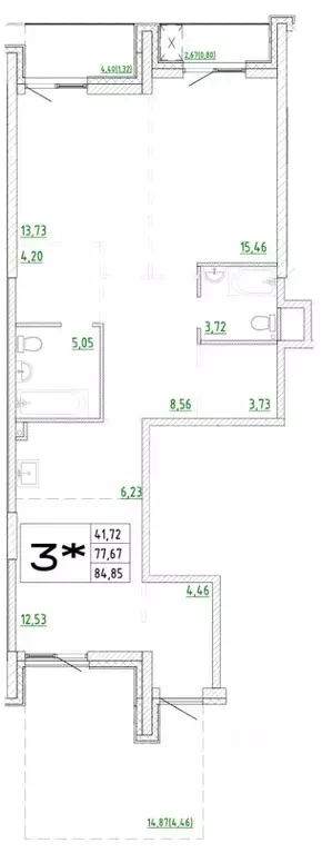 3-к кв. Приморский край, Владивосток Бежецкая ул., 1 (84.85 м) - Фото 0