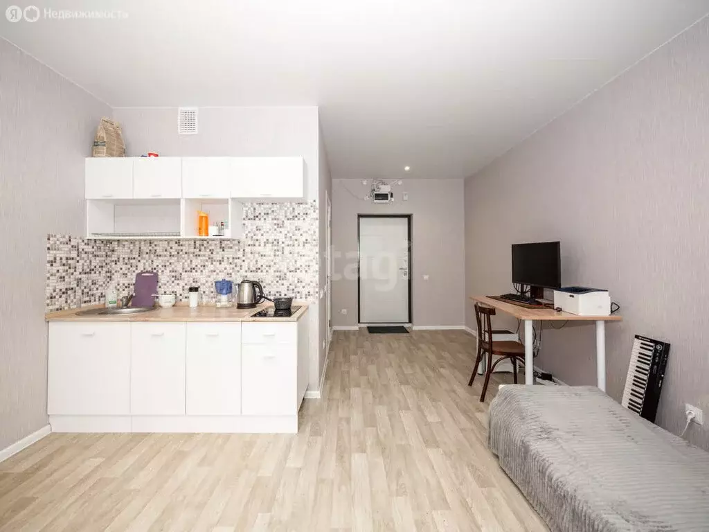 Квартира-студия: Новосибирск, Тайгинская улица, 39 (25 м) - Фото 1