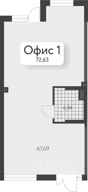 Офис в Свердловская область, Екатеринбург Академический мкр, Первый ... - Фото 1