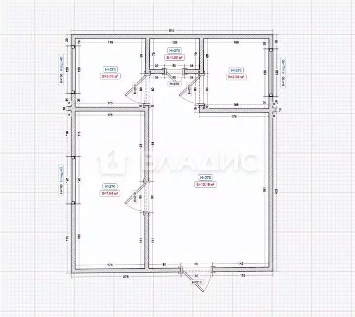 3-к кв. Пензенская область, Пенза просп. Строителей, 37 (63.7 м) - Фото 2