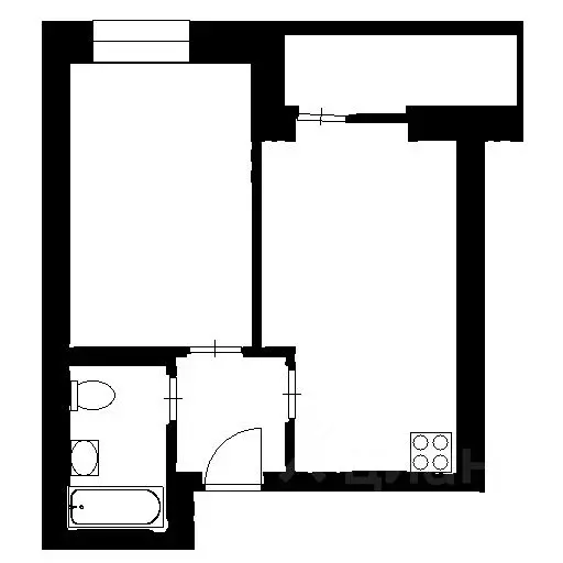 2-к кв. Башкортостан, Уфа ул. Даяна Мурзина, 11 (35.5 м) - Фото 2