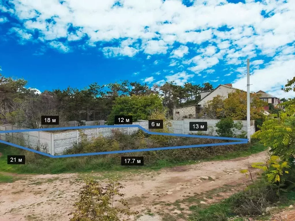 Участок в Севастополь СНТ Гидрограф ТСН,  (4.2 сот.) - Фото 1