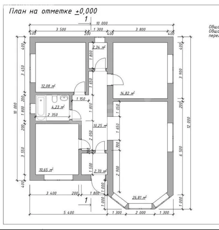 Дом в хутор Северо-Восточные Сады, Прямая улица (92.7 м) - Фото 2