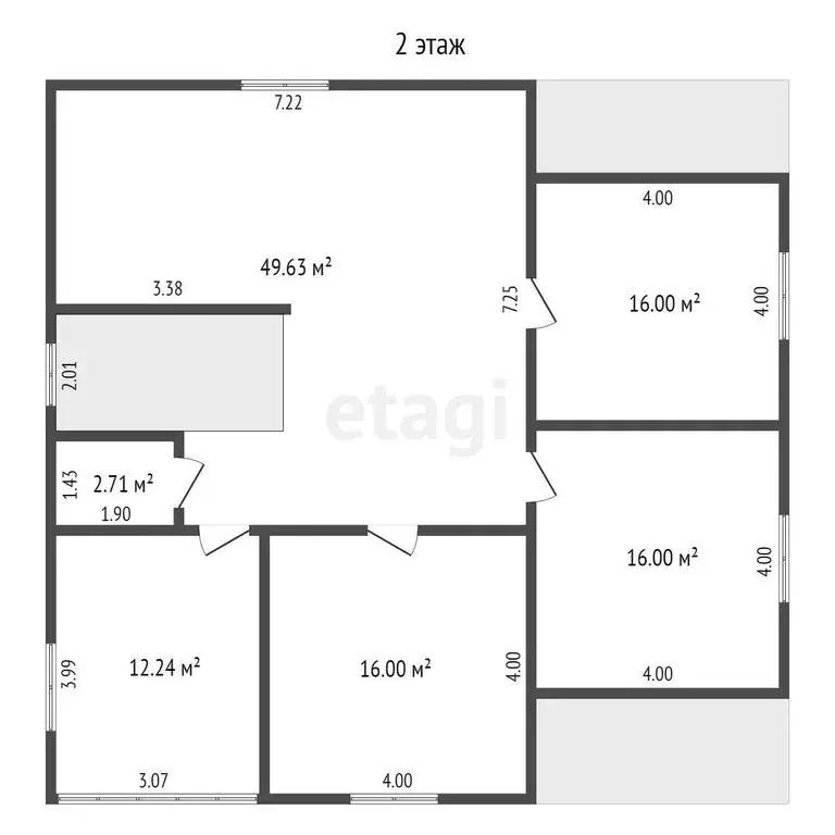 Дом в Перевалово, Ключевая улица (244.9 м) - Фото 1