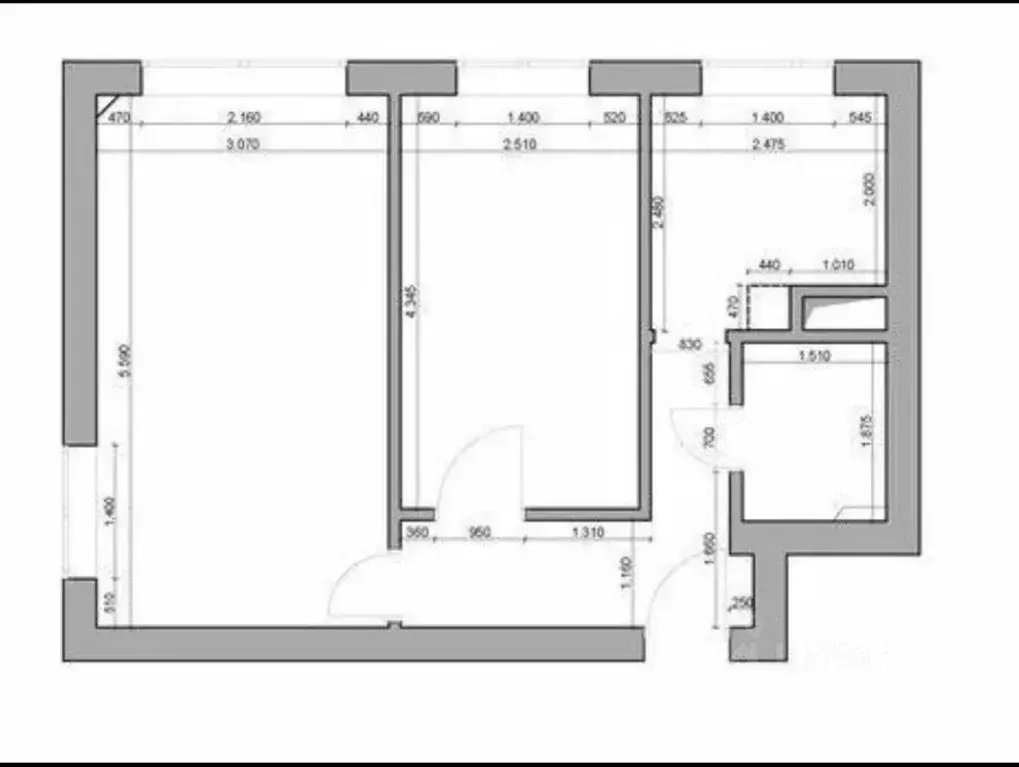 2-к кв. Московская область, Люберцы ул. Строителей, 4а (46.0 м) - Фото 2
