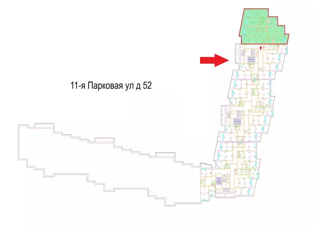 6-к кв. Москва 11-я Парковая ул., 52 (146.6 м) - Фото 1
