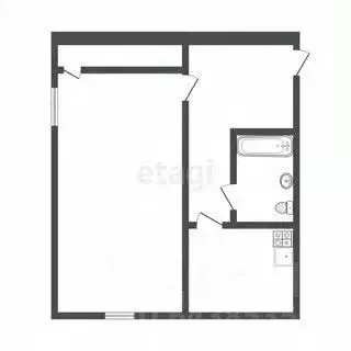 1-к кв. Алтайский край, Бийск ул. Имени Героя Советского Союза ... - Фото 2