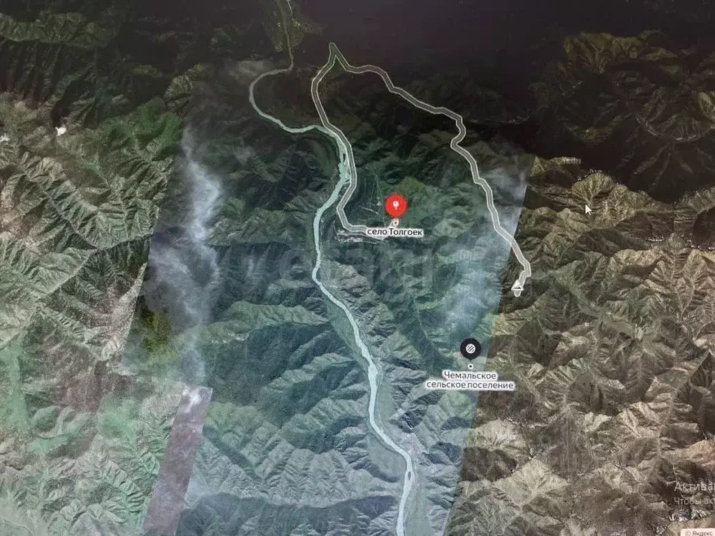 Участок в Алтай, Чемальский район, с. Толгоек  (344.8 сот.) - Фото 1