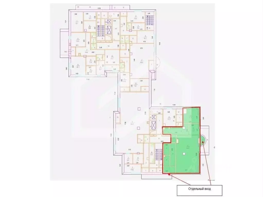 Помещение свободного назначения в Москва Филевский бул., 24к2 (133 м) - Фото 2