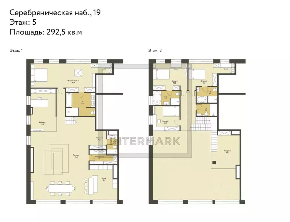 6-к кв. Москва Серебряническая наб., 19 (292.5 м) - Фото 1