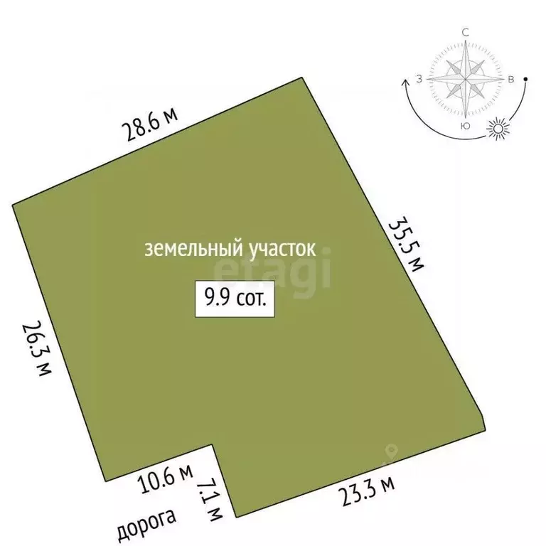 Участок в Тюменская область, Нижнетавдинский муниципальный округ, ... - Фото 2