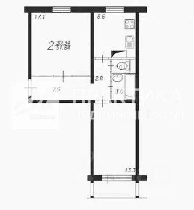 2-к кв. Москва Шипиловский проезд, 61К2 (52.0 м) - Фото 2