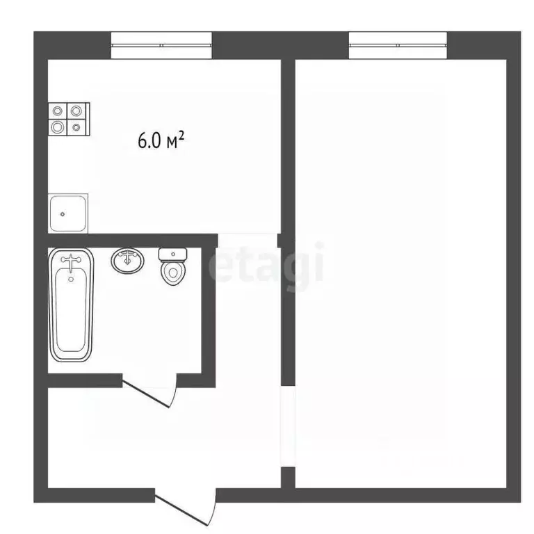 1-к кв. Камчатский край, Петропавловск-Камчатский ул. Фролова, 4/2 ... - Фото 2