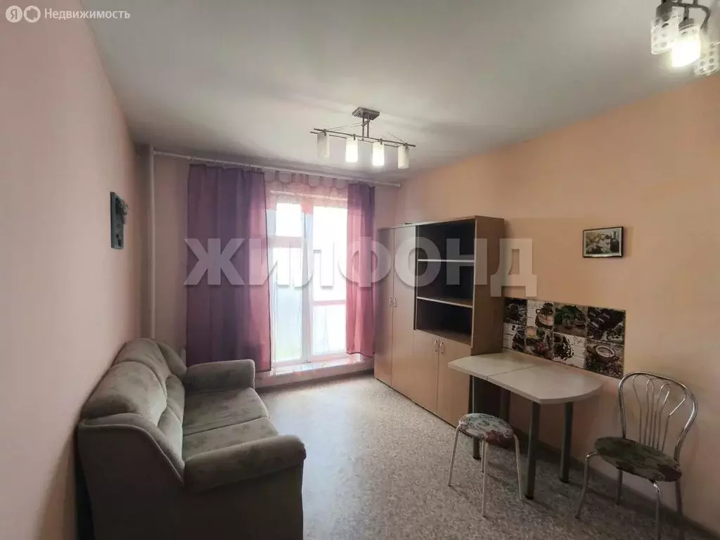 Квартира-студия: Новосибирск, улица Твардовского, 22/6 (19.6 м) - Фото 1
