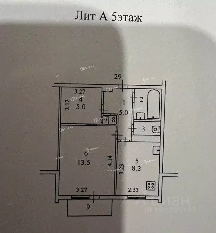 1-к кв. Тульская область, Тула Литейная ул., 31 (38.0 м) - Фото 1