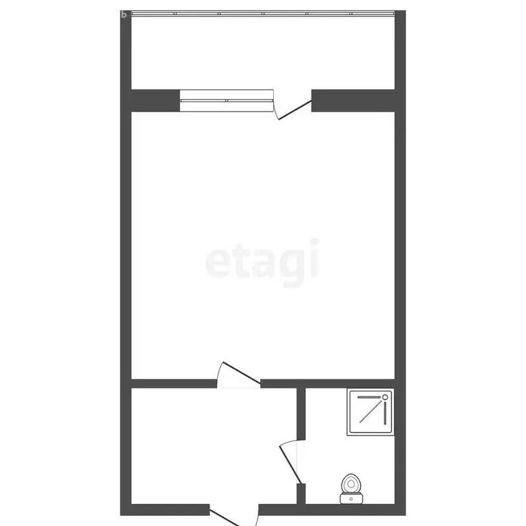 Квартира-студия: Пятигорск, Украинская улица, 59 (25 м) - Фото 0