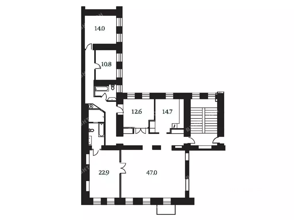 Офис в Санкт-Петербург наб. Канала Грибоедова, 10 (171 м) - Фото 1