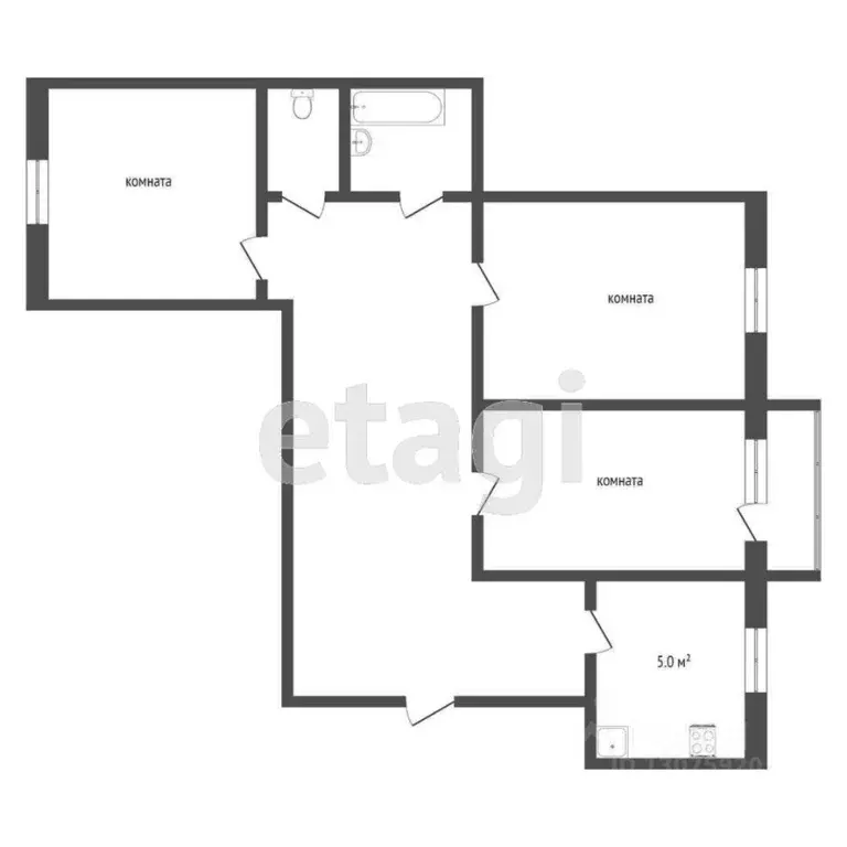 3-к кв. Ярославская область, Ярославль ул. Северная подстанция, 2 ... - Фото 2