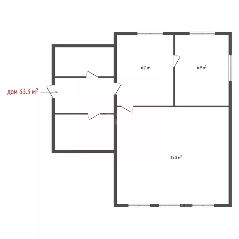 Дом в Свердловская область, Березовский ул. Свободы, 5 (33 м) - Фото 2