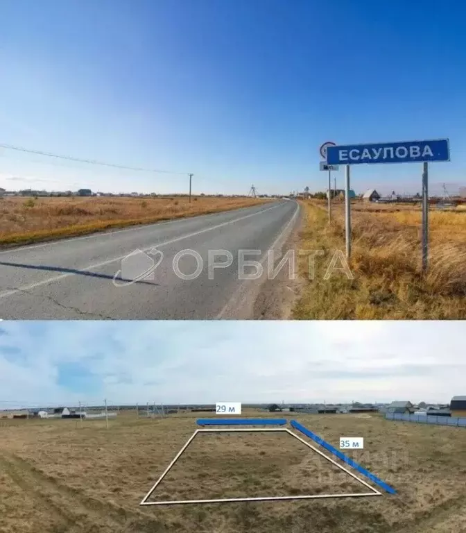 Участок в Тюменская область, Тюменский муниципальный округ, д. ... - Фото 1