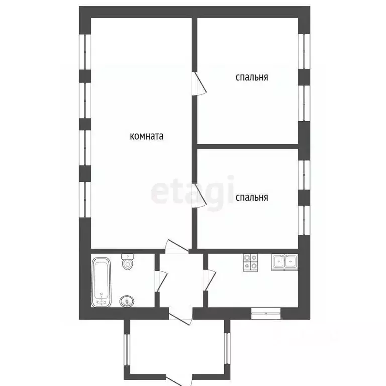 Дом в Ростовская область, Шахты Зенитная ул. (63 м) - Фото 2