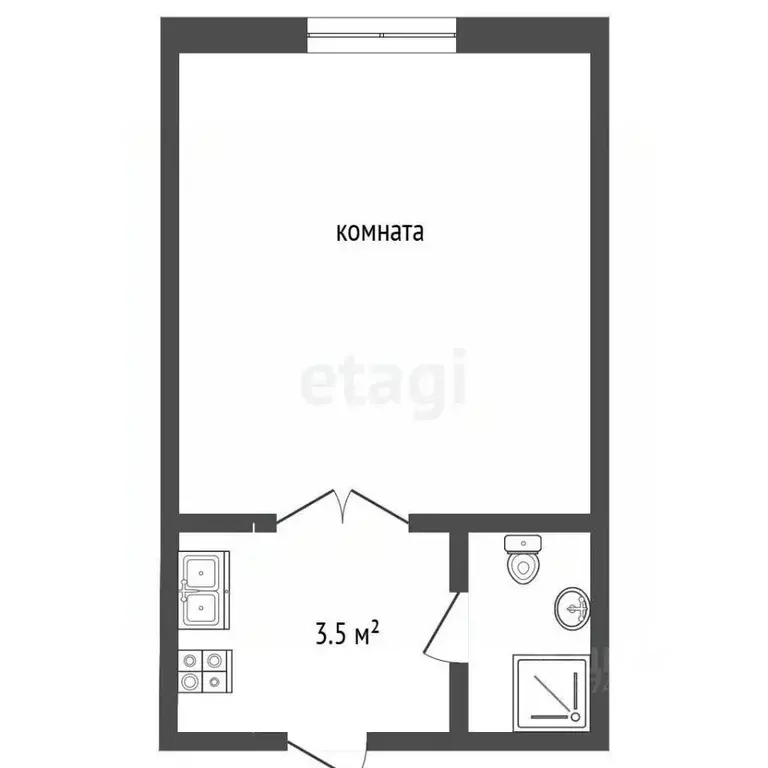 1-к кв. Крым, Евпатория ул. Караимская, 31 (19.1 м) - Фото 2