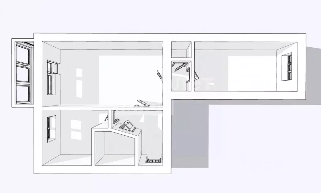 2-к кв. Севастополь просп. Юрия Гагарина, 12 (42.0 м) - Фото 2