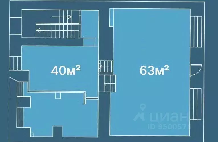 Помещение свободного назначения в Москва Лесная ул., 43 (103 м) - Фото 2