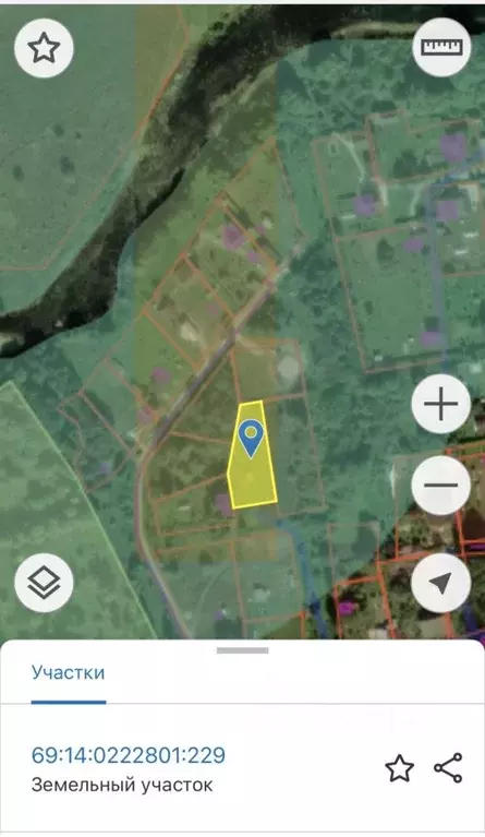 Участок в Тверская область, Кимрский муниципальный округ, д. Поповка ... - Фото 1