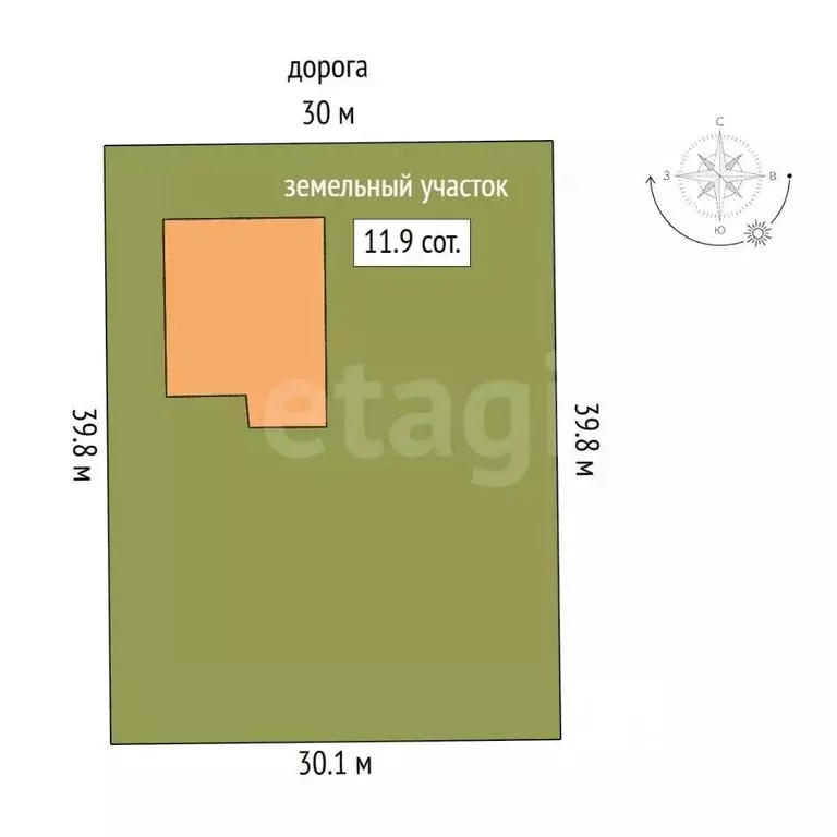 Дом в Марий Эл, Медведевский район, Руэмское с/пос, д. Рябинка ул. ... - Фото 1