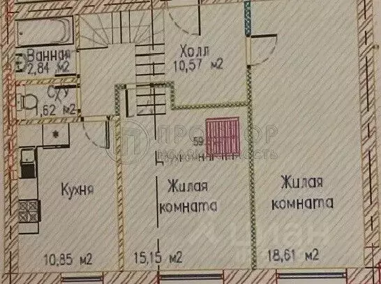 3-к кв. Московская область, Апрелевка Наро-Фоминский городской округ, ... - Фото 2