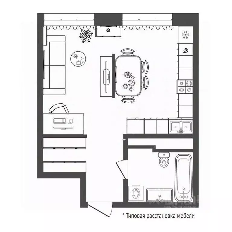 1-к кв. Москва Тайнинская ул., 9к1 (30.2 м) - Фото 1