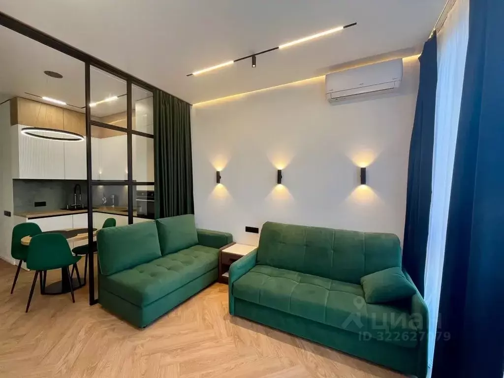 Студия Калининградская область, Зеленоградск ул. Гагарина, 87 (30.0 м) - Фото 1