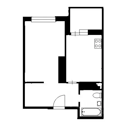 1-к кв. Краснодарский край, Краснодар Дальняя ул., 8к1 (48.0 м) - Фото 2