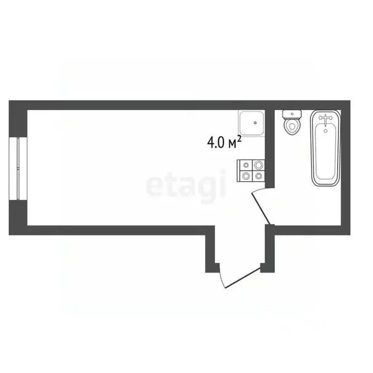Студия Свердловская область, Екатеринбург ул. Крестинского, 35 (20.5 ... - Фото 2