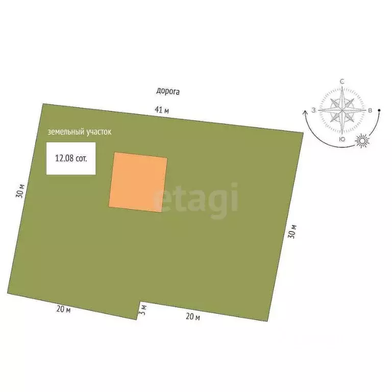Дом в Тюменская область, Тюмень СОСН Сирень тер., ул. Сливовая (120 м) - Фото 2
