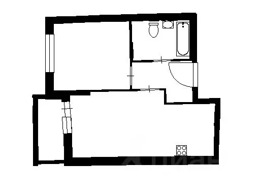 1-к кв. Санкт-Петербург ул. Плесецкая, 10 (38.0 м) - Фото 1