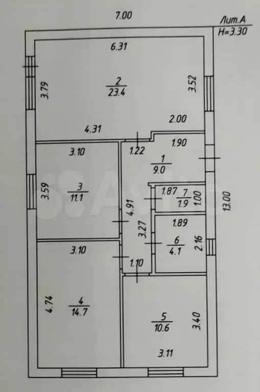 Дом 77,9 м на участке 3 сот. - Фото 0