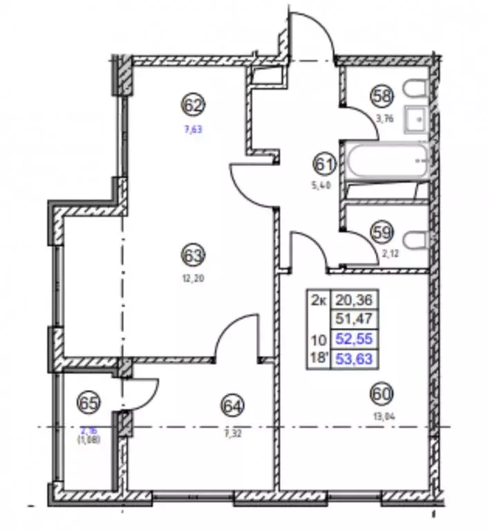 3-комнатная квартира: Симферополь, проспект Александра Суворова, 107 ... - Фото 1