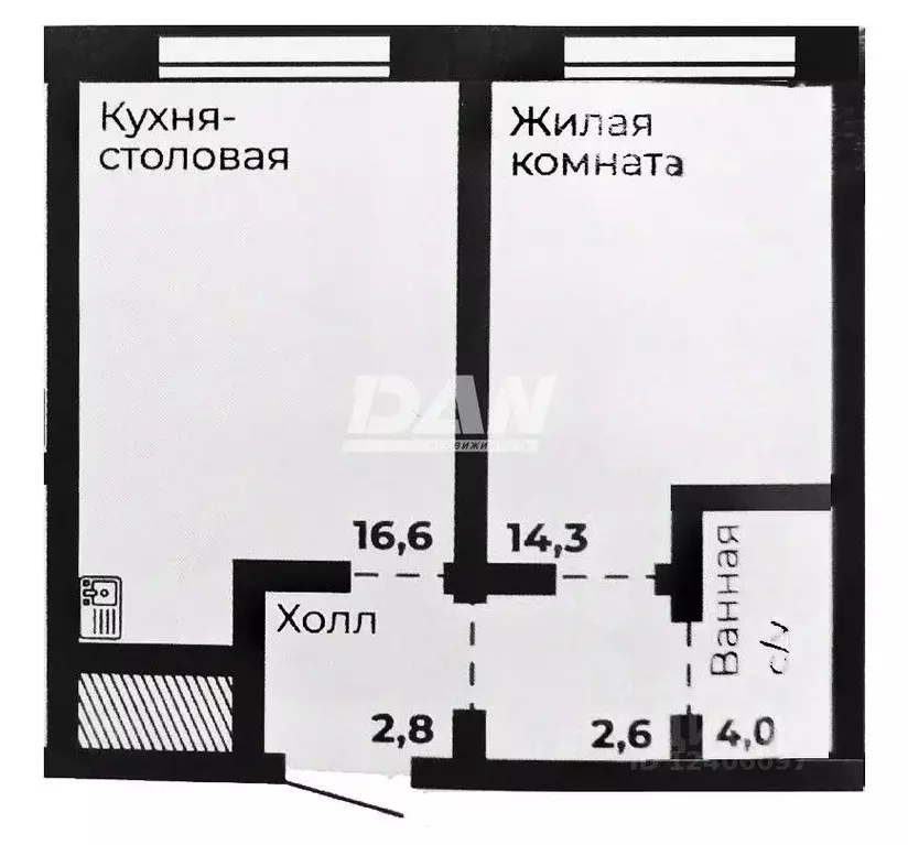 1-к кв. Челябинская область, Челябинск просп. Ленина, 4 (40.4 м) - Фото 2