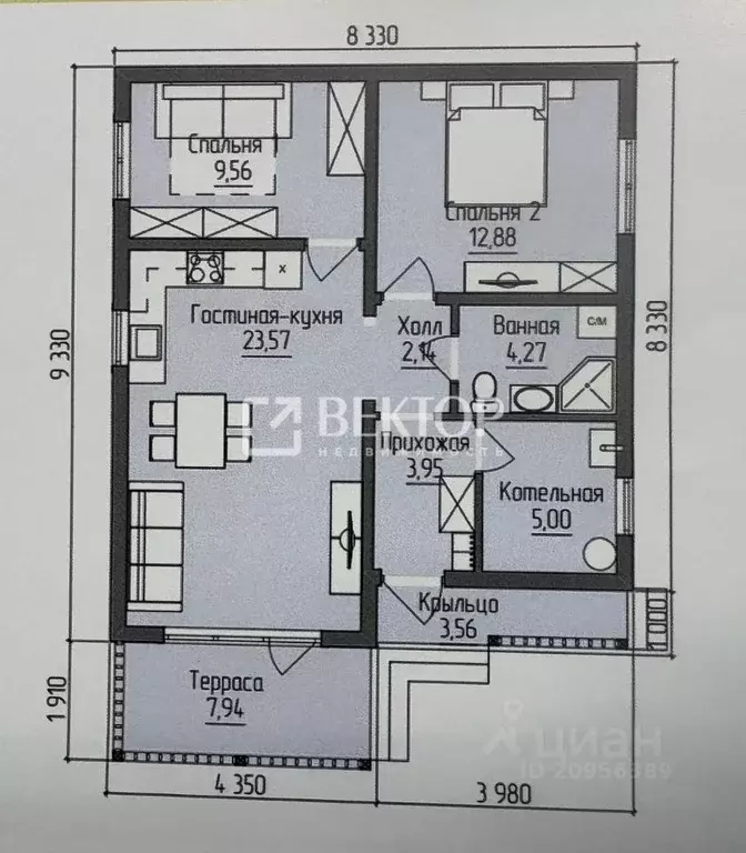 Дом в Ивановская область, Ивановский район, Богданихское с/пос, д. ... - Фото 2