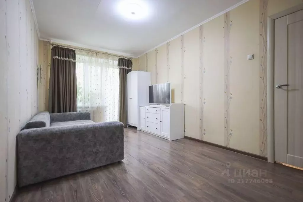 Квартира, 1 комната, 31.1 м - Фото 1