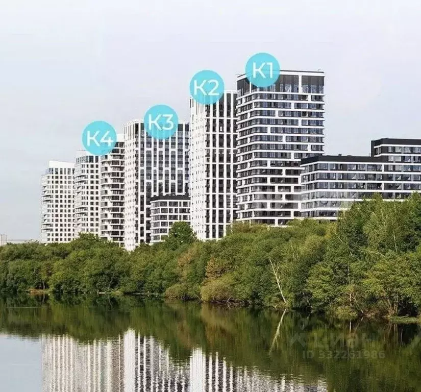 4-к кв. Москва ул. Нижние Мневники, 7 (135.6 м) - Фото 1