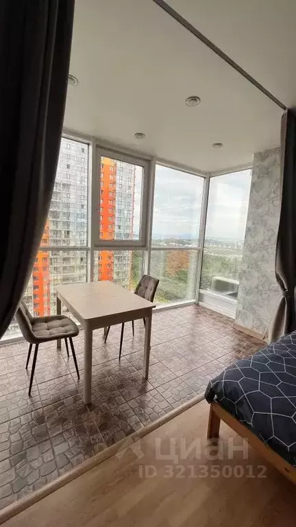 Студия Приморский край, Владивосток ул. 3-я Поселковая, 22к1 (26.0 м) - Фото 1