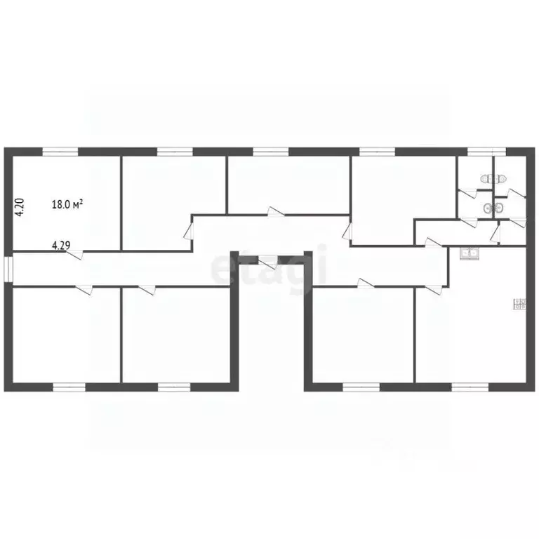 Комната Санкт-Петербург Арсенальная ул., 70 (18.0 м) - Фото 2
