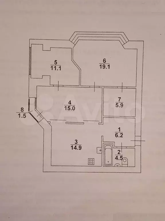 2-к. квартира, 76,7 м, 10/10 эт. - Фото 0