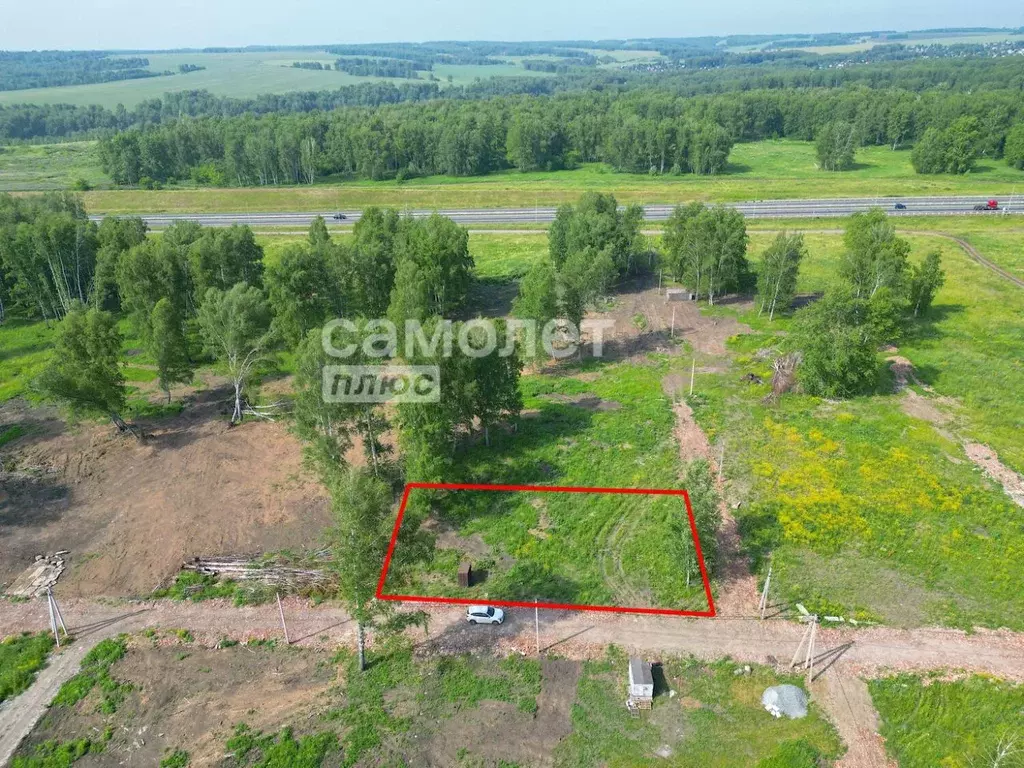 Участок в Кемеровская область, Кемеровский район, с. Березово  (10.09 ... - Фото 1